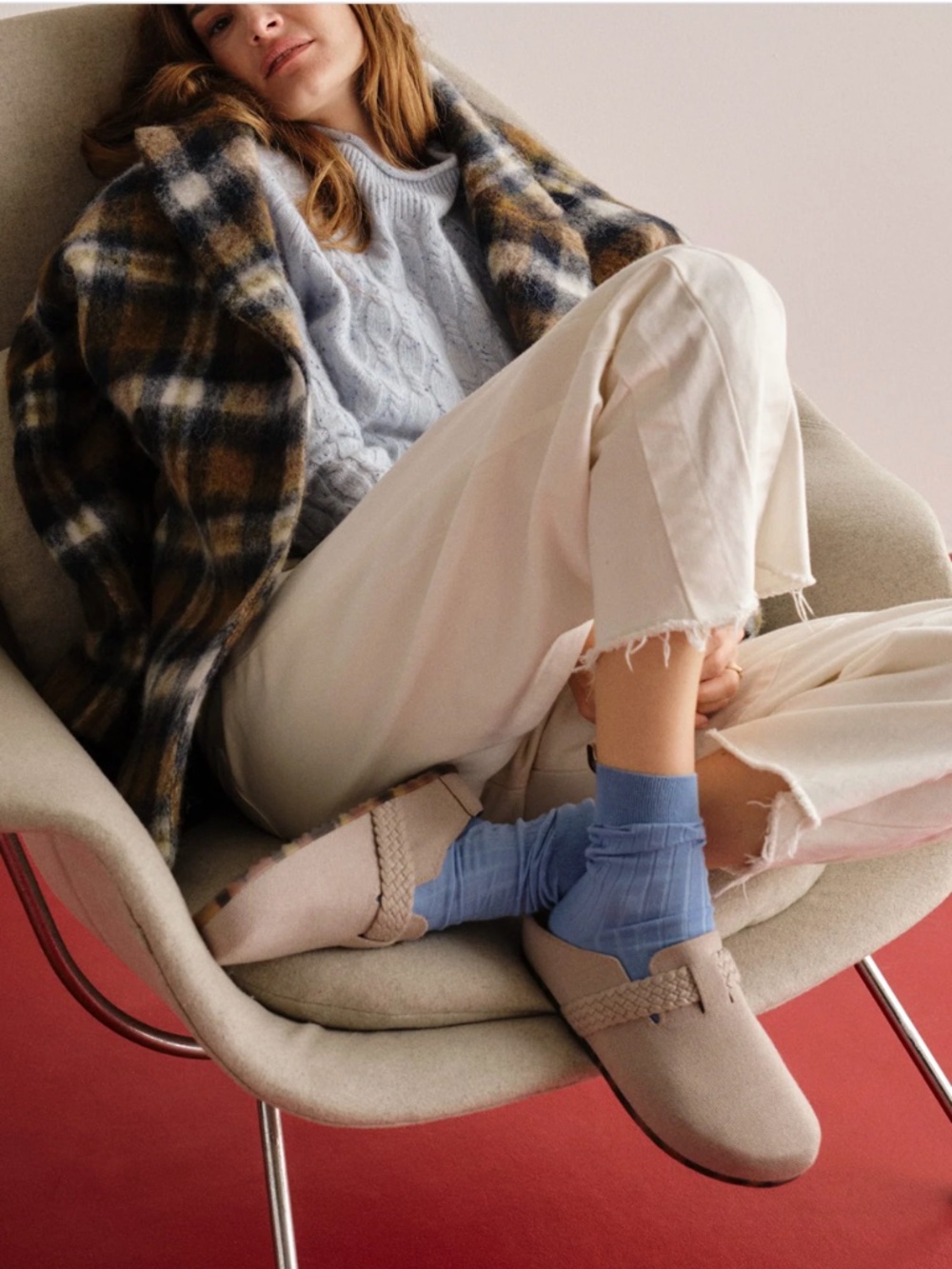 ROTHY'S The Braid Clog in Dove - size 9